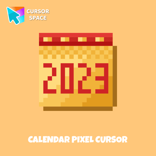 Calendar Pixel cursor arrow cursor